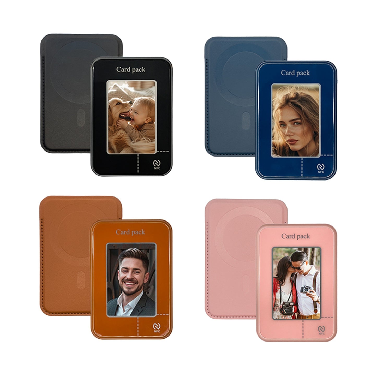 MagSafe kaarthouder klikt magnetisch op een iPhone